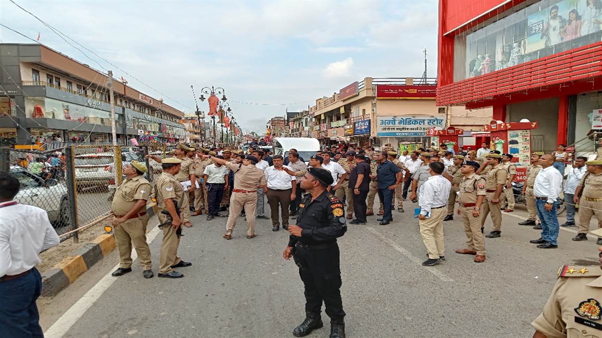 gorakhpur dussehra shobhayatra tight security arrangements