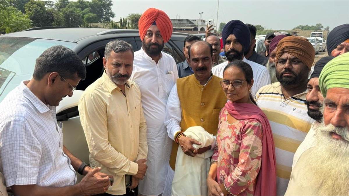 minister ajay tamta assures swift road repairs after punjab floods gurdaspur news