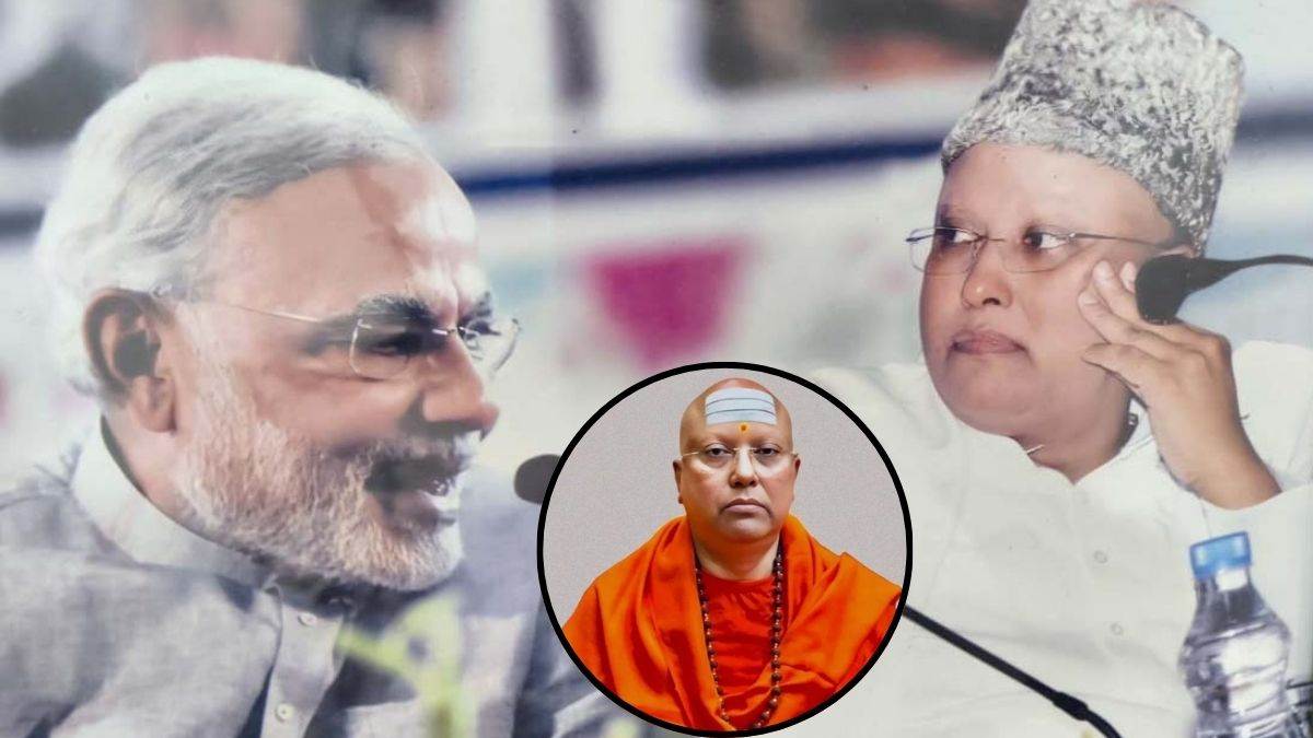 ncr fake photos of chaitanyananda with obama and modi found
