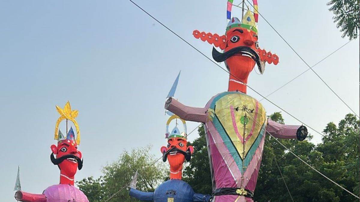 ncr gurgaon dussehra ravan dahan security tightened in cyber city