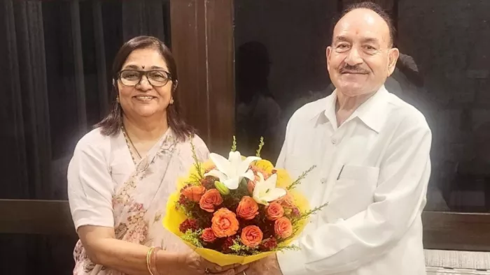 पूर्व कांग्रेस अध्यक्ष कौल सिंह ठाकुर ने की रजनी पाटिल से मुलाकात।