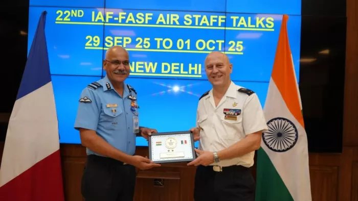 भारत-फ्रांस के बीच एयर स्टाफ वार्ता का सफल आयोजन (X- @IAF_MCC)