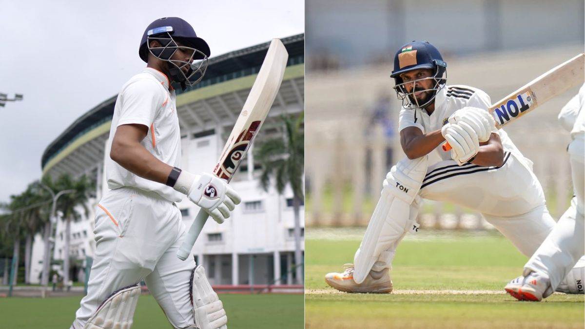 rest of india made 142 runs for the loss of five wickets in 53 overs