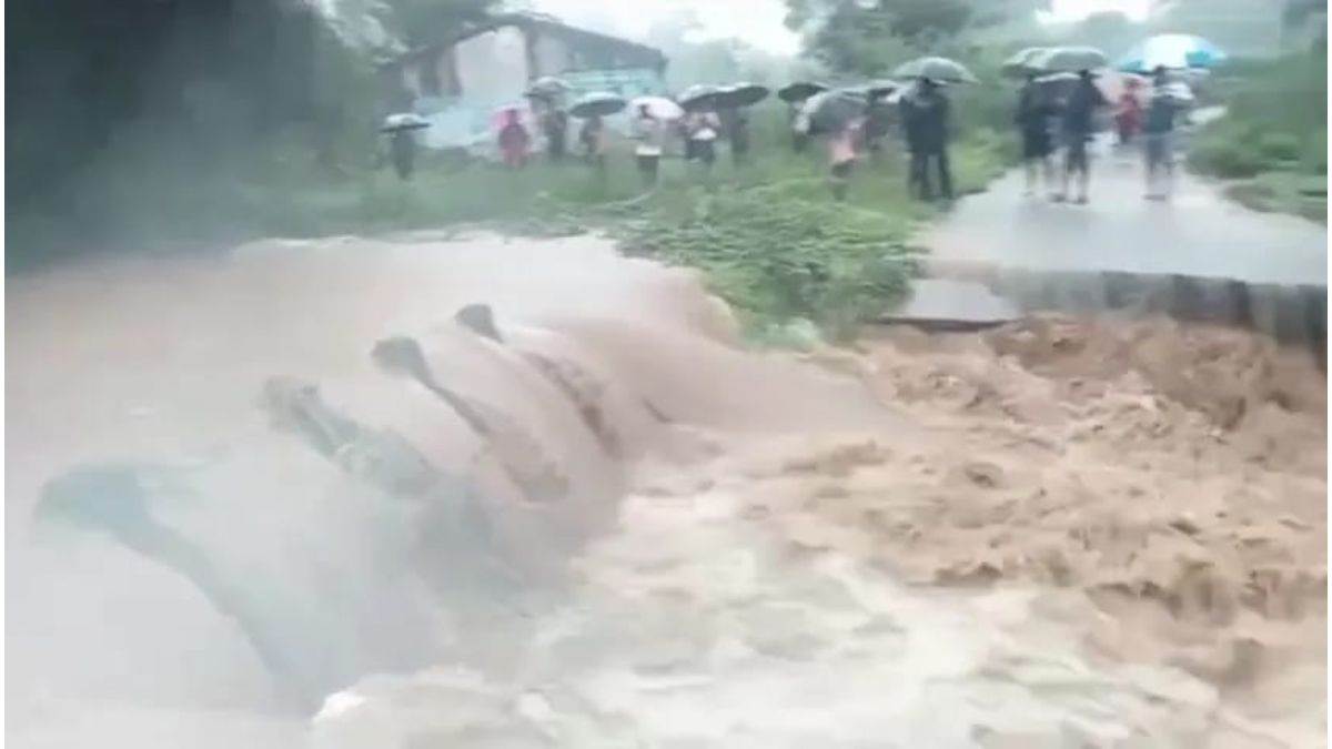koraput rain havoc bridge collapse rail and road disrupted by heavy rainfall