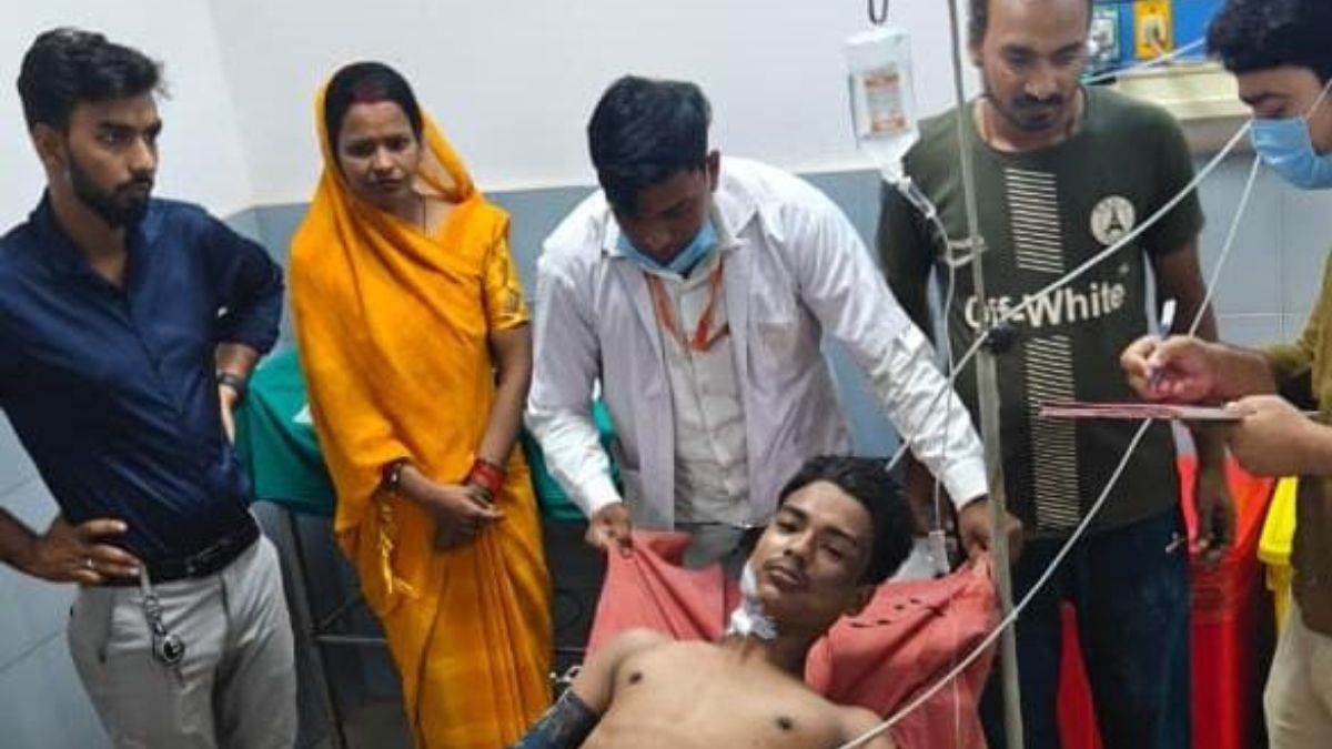 durga visarjan tragedy 10 injured by electrocution in lotan