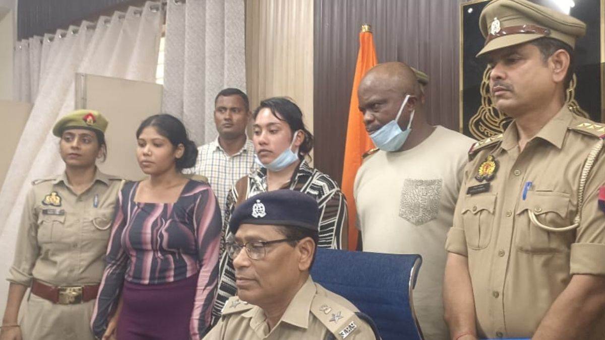 moradabad nigerian and nepali nationals arrested in rs 94 lakh cyber fraud case