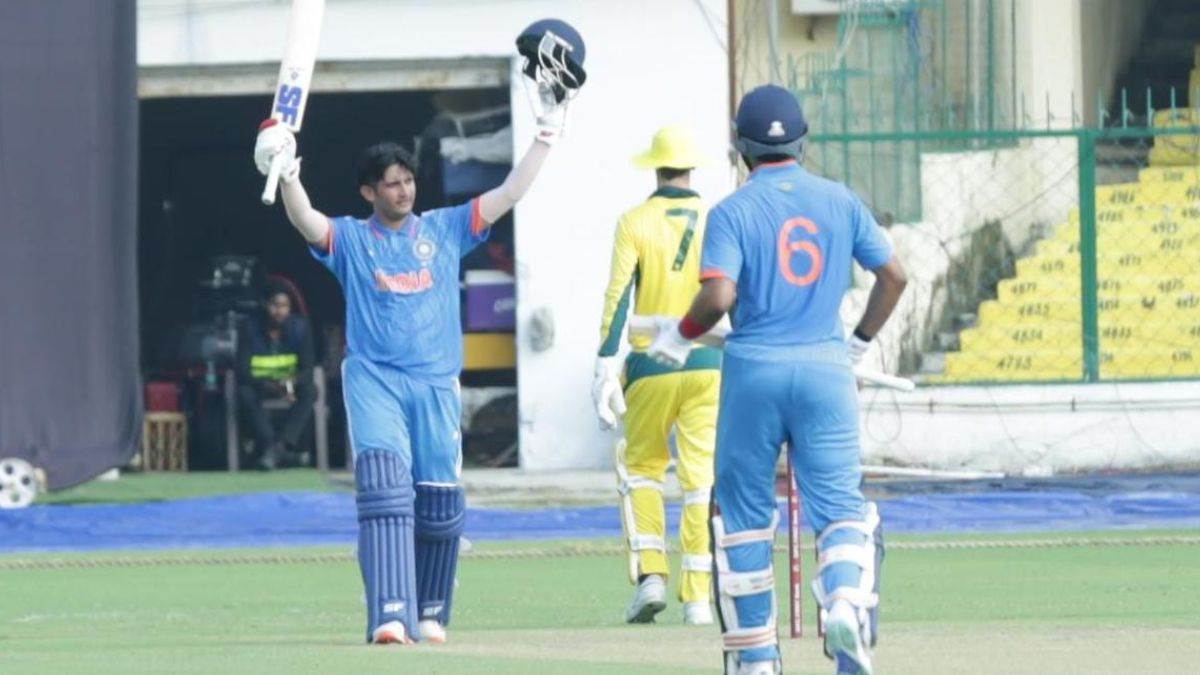 india a beat australia a by 171 runs shreyas iyer nishant
