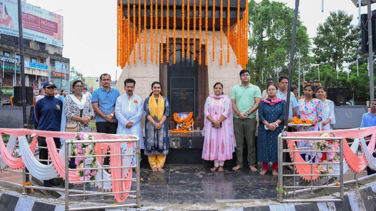 mahatma gandhi jayanti celebrated with fervor in rourkela