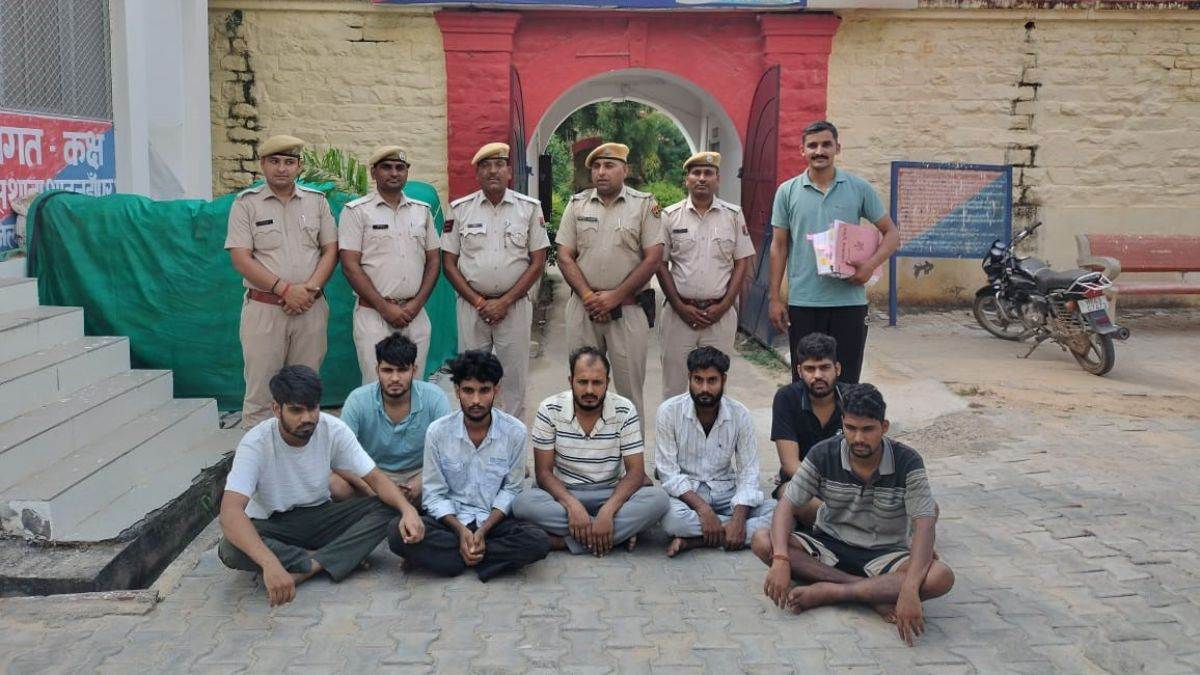 ncr rewari news 7 arrested in bjp leader murder case cyber fraud uncovered