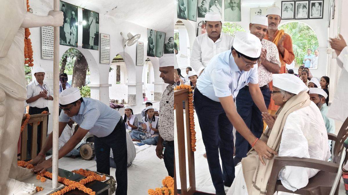 the subdivisional officer said following gandhi ideas is the true tribute to him