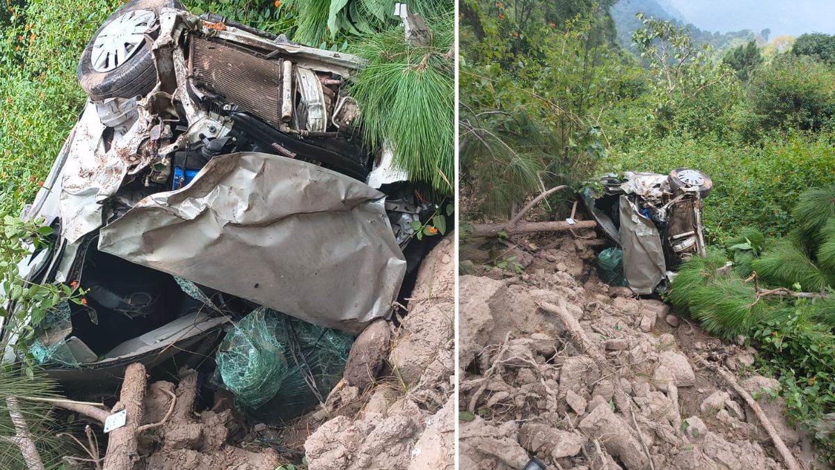 tragic accident in himachal pradesh marriage barat car falls into gorge five person affected