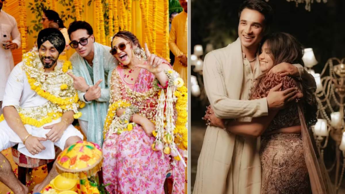 cricketer abhishek sharma misses sister komal sharma wedding for india series