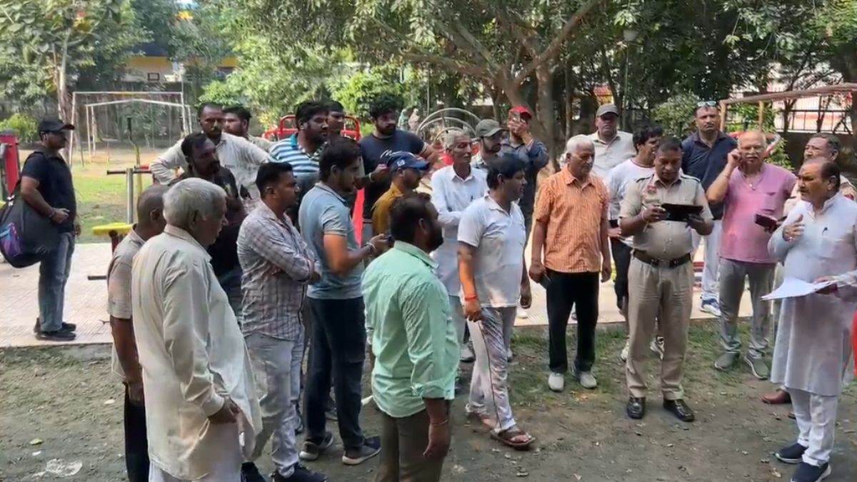 ncr sonipat park defaced with hate slogans police investigate