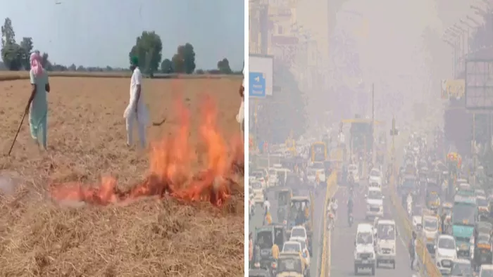 पंजाब में पराली के धुएं के कारण अमृतसर स्माग की चादर में लिपट गया। राघव शिकारपुरिया