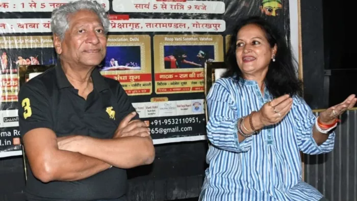फिल्म अभिनेता राजेंद्र गुप्ता व अभिनेत्री हिमानी शिवपुरी। -जागरण