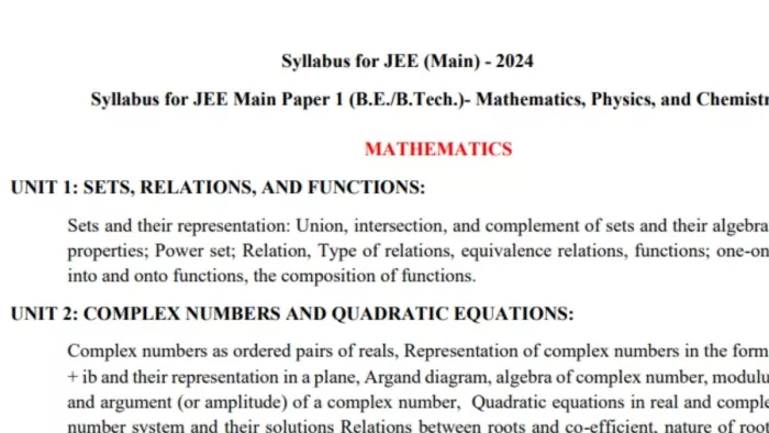JEE Main 2024: जेईई मेंस परीक्षा के लिए आधिकारिक नोटिफिकेशन जारी हो चुका है।