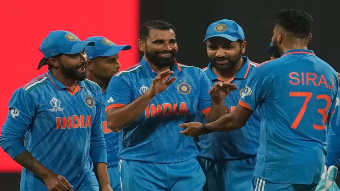 MOhammed Shami: मोहम्मद शमी ने श्रीलंका के खिलाफ पांच विकेट झटके।