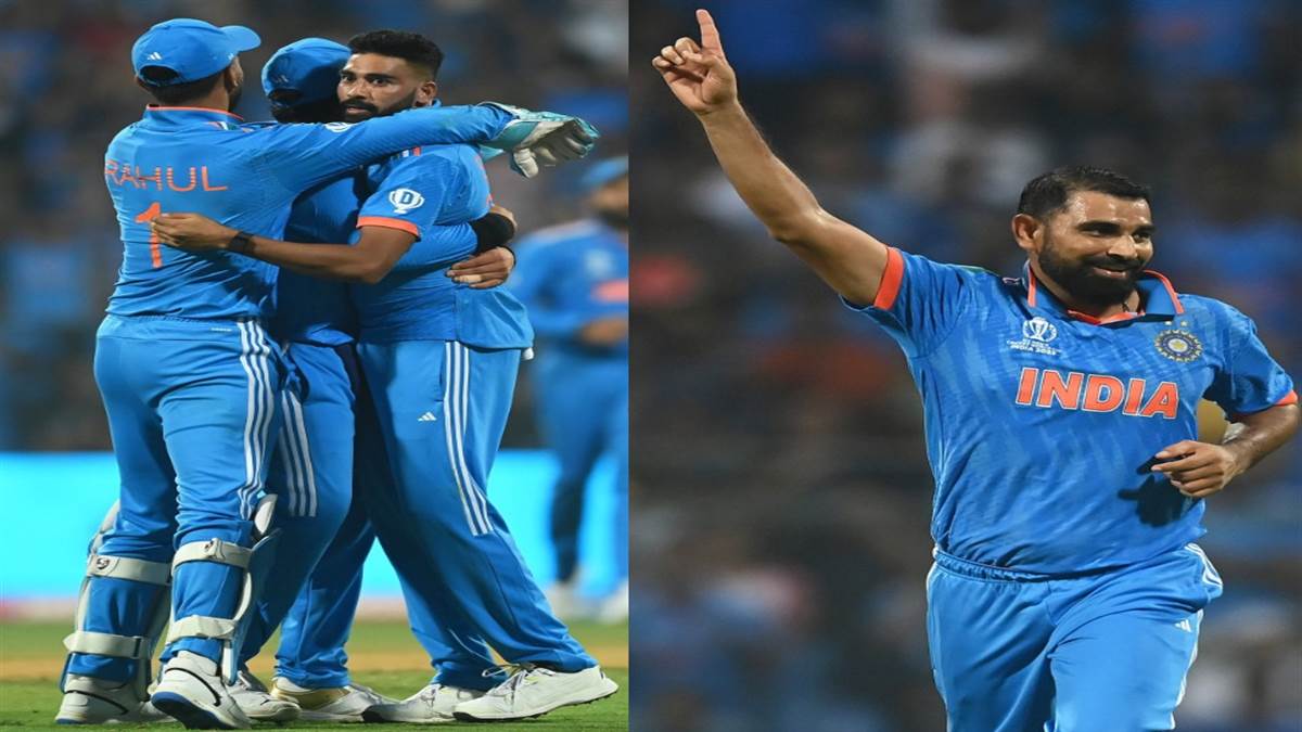 ind vs sl world cup 2023 sri lanka registered 2nd lowest total against team india in odi cricket mohammed shami siraj virat kohli