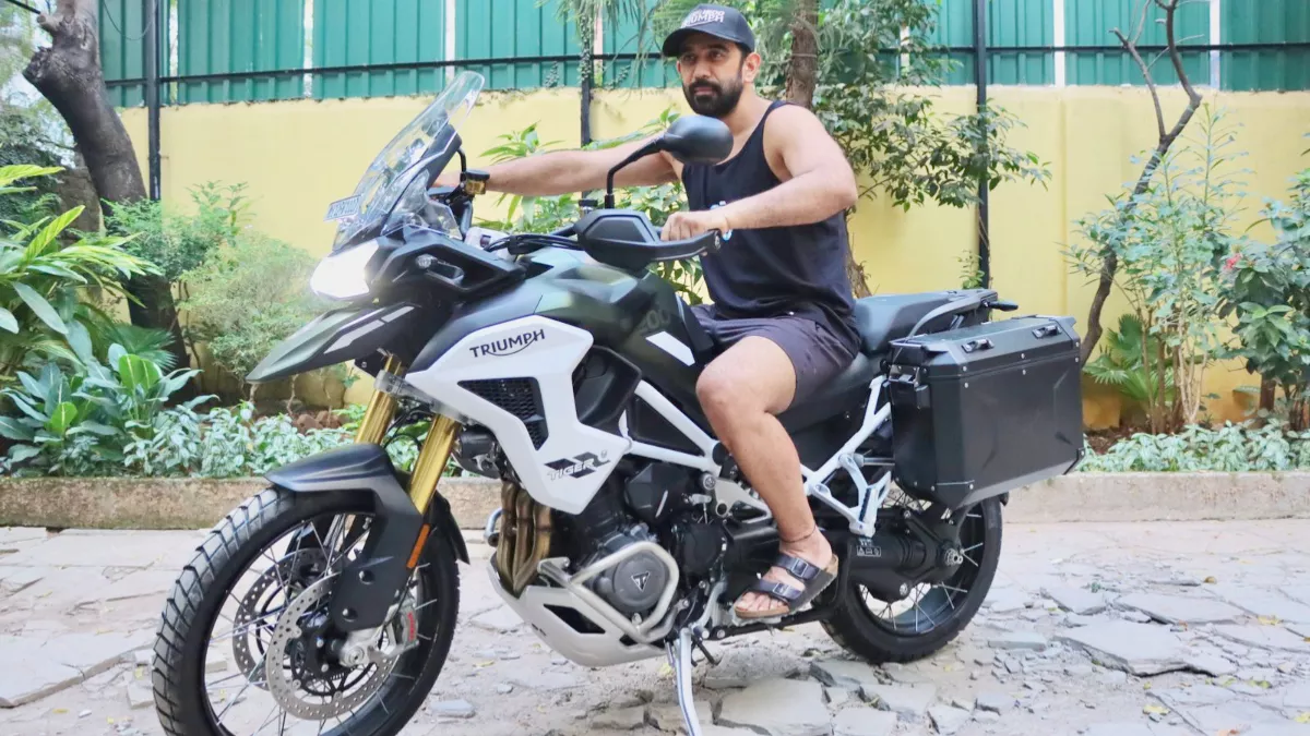 Breathe InTo The Shadow Actor Amit Sadh Gifts Himself Adventure Bike. Photo- Instagram