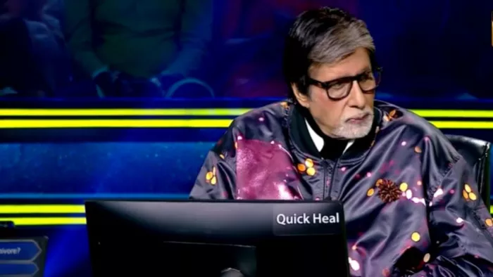 Still Image of Amitabh Bachchan from KBC Juniors