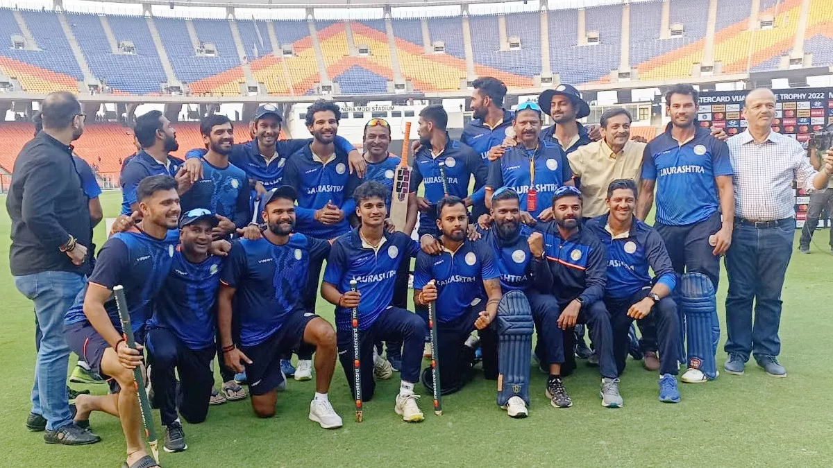 Vijay Hazare Trophy 2022: रुतुराज के शतक पर भारी पड़ी शेल्डन जैक्सन की पारी, 15 साल बाद सौराष्ट्र बना चैंपियन