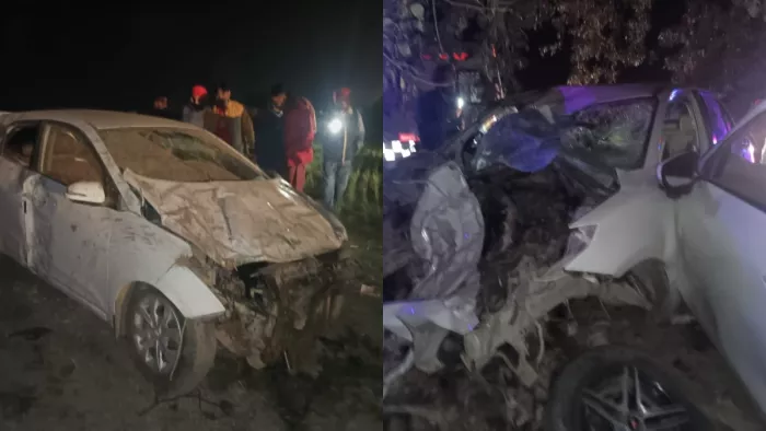 फरीदकोट जिले में में कारों की शनिवार शाम हुई जबरदस्त टक्कर