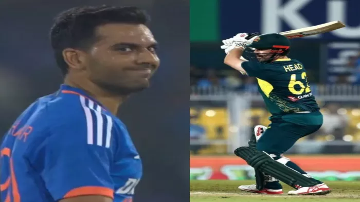 IND vs AUS: ट्रेविस हेड ने दीपक चाहर के ओवर से 22 रन बटोरे