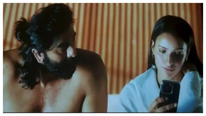 Ranbir Kapoor and Tripti Dimri from Animal