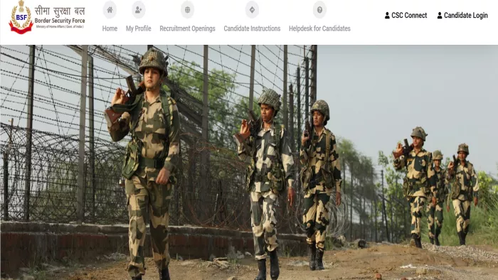 BSF Constable GD Recruitment के लिए यहां से करें अप्लाई।