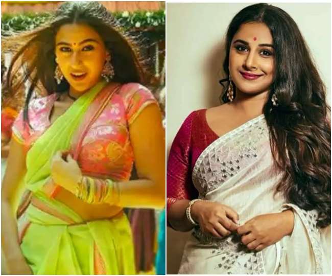 Image Source: Sara Ali khan & Vidya Balan Social media page