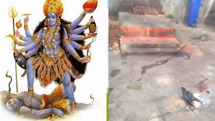 दुमका के काली मंदिर में फेंका गया मांस