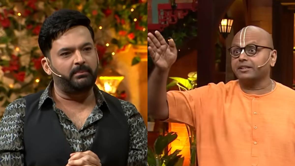the kapil sharma show comedian kapil sharma ask gaur gopal das funny question on love latest episode promo goes viral on social media
