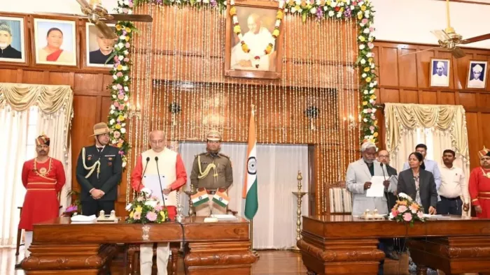 चम्पाई सोरेन झारखंड के नए मुख्यमंत्री बने। (फोटो- एएनआई)