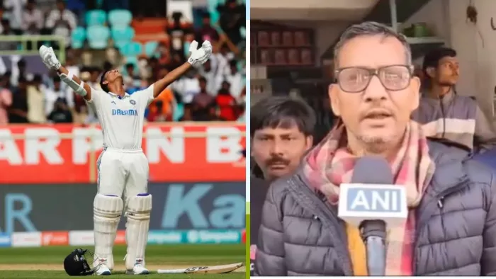 यशस्वी जायसवाल ने टेस्ट में ठोकी पहली डबल सेंचुरी, भदोही में मना जश्न