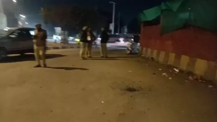 फतेहगढ़ चूड़ियां बायपास पुलिस चौकी पर ग्रेनेड से हमला।