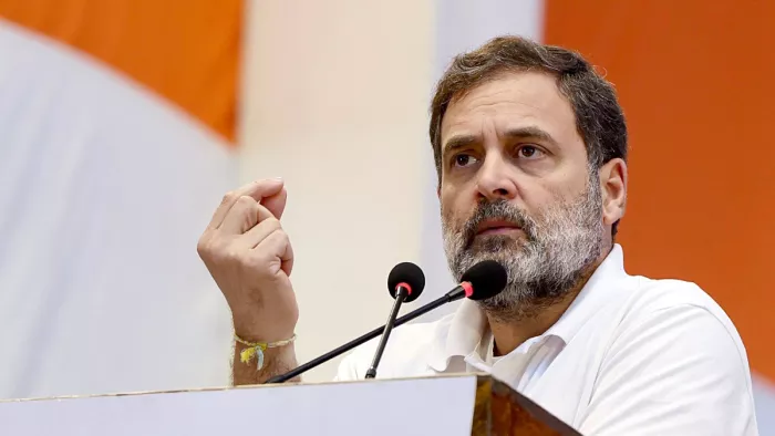 लोकसभा में विपक्ष के नेता राहुल गांधी। ( फोटो- एएनआई )
