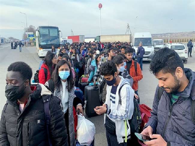 यूक्रेन में भारतीय छात्र नहीं बनाए गए बंधक (फोटो- एएनआई)