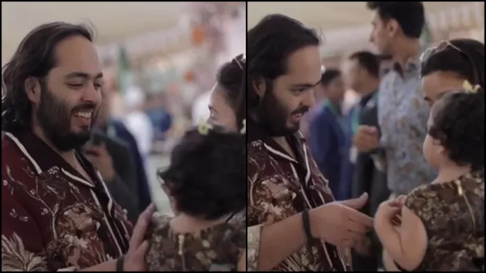 अनंत अंबानी के साथ वायरल हुआ राहा का क्यूट वीडियो। फोटो क्रेडिट- इंस्टाग्राम