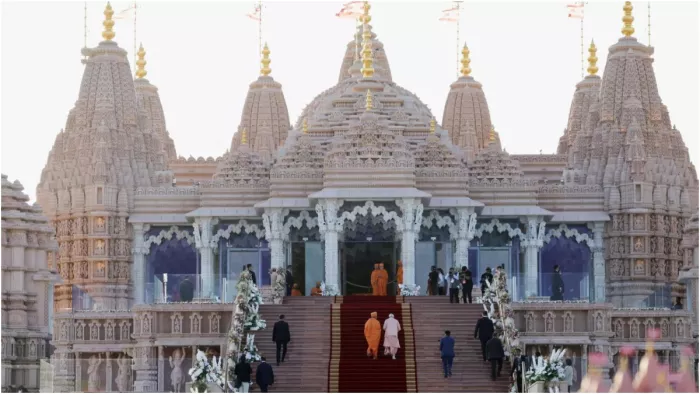 BAPS हिंदू मंदिर में जाने से पहले पढ़ लें ये गाइडलाइंस (Image: ANI)