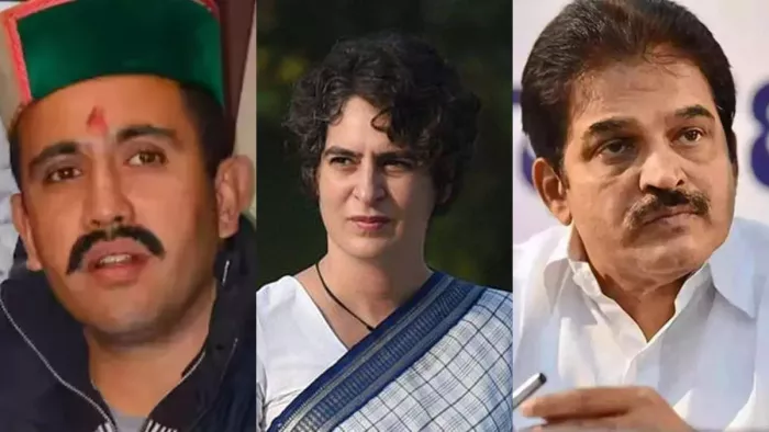 विक्रमादित्य सिंह ने प्रियंका वाड्रा और केसी वेणुगोपाल के साथ की मुलाकात (फाइल फोटो)