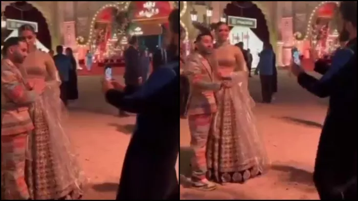 ओरी ने दीपिका पादुकोण के साथ फोटो क्लिक कराने की कोशिश की। फोटो क्रेडिट- इंस्टाग्राम