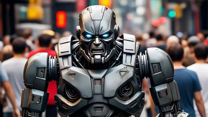 Hit Ran Robot चीन में इवेंट के दौरान रोबोट को आया गुस्सा, लोगों पर बरसाने लगा लात ...