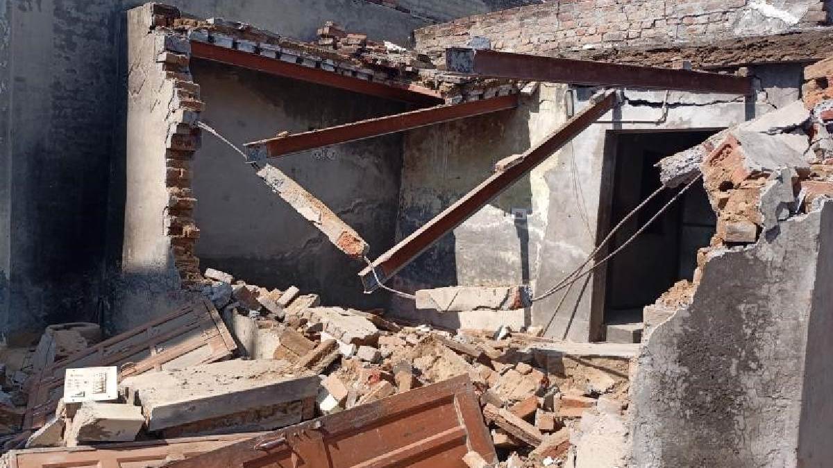 punjab cracks down on drug traffickers lost son to drugs yet mother was smuggling police demolished illegal house