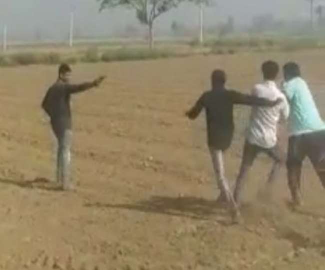 video of firing viral in meerut during fight between two sides