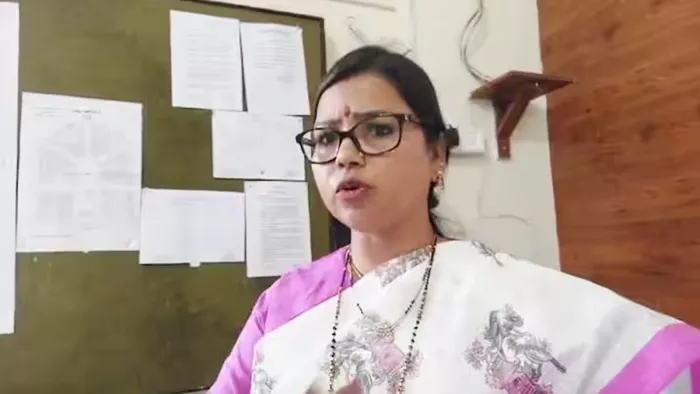 बीमा भारती ने पूर्णिया सीट से किया नामांकन (जागरण)
