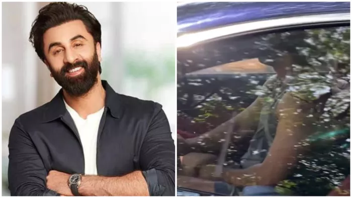 रणबीर कपूर बेंटले कार चलाते हुए. फोटो क्रेडिट- मानव मंगलानी वीडियो स्क्रीनशॉट इंस्टाग्राम