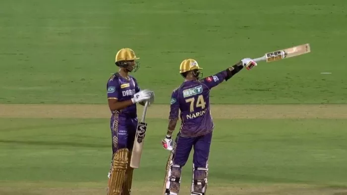 Sunil Narine: सुनील नरेन ने ठोका तूफानी अर्धशतक।