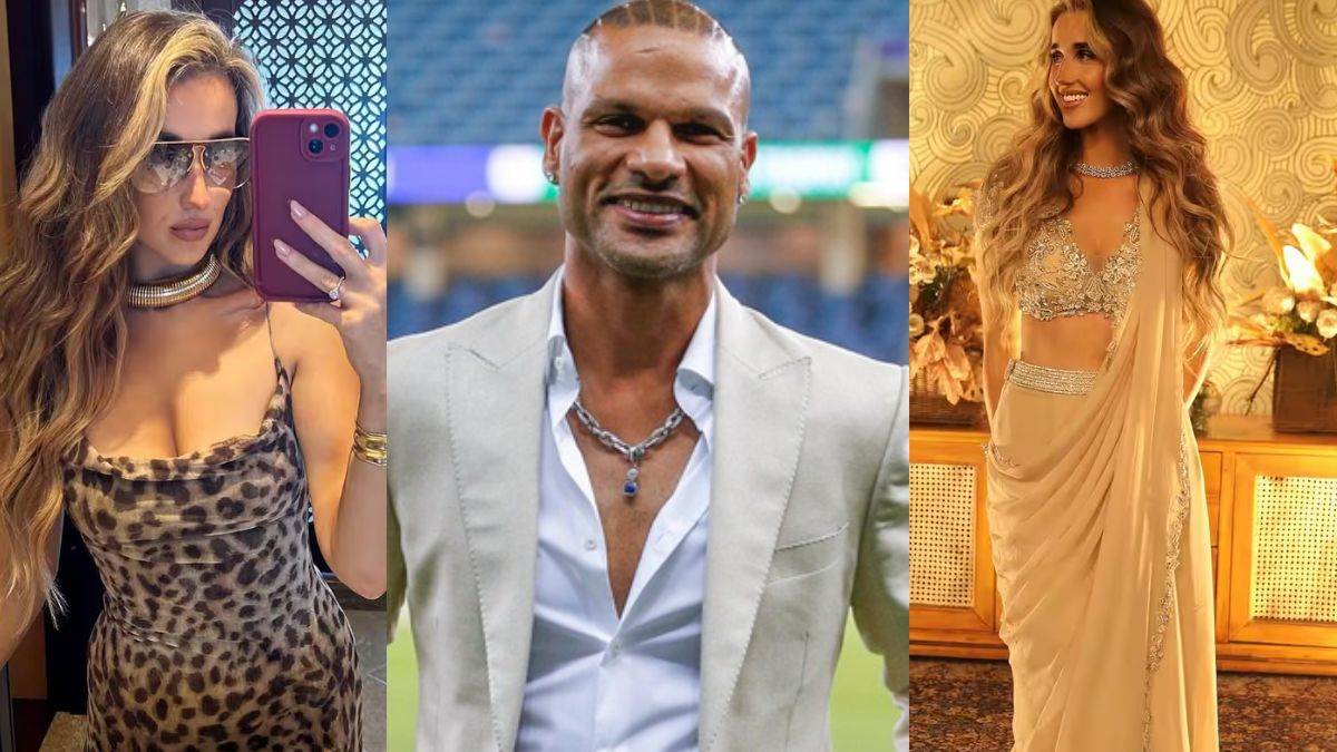 shikhar dhawan new gf sophie shine love affair viral video know relationship status
