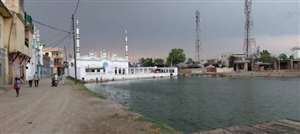 जल से लबालब रहता है खुजनावर का तालाब