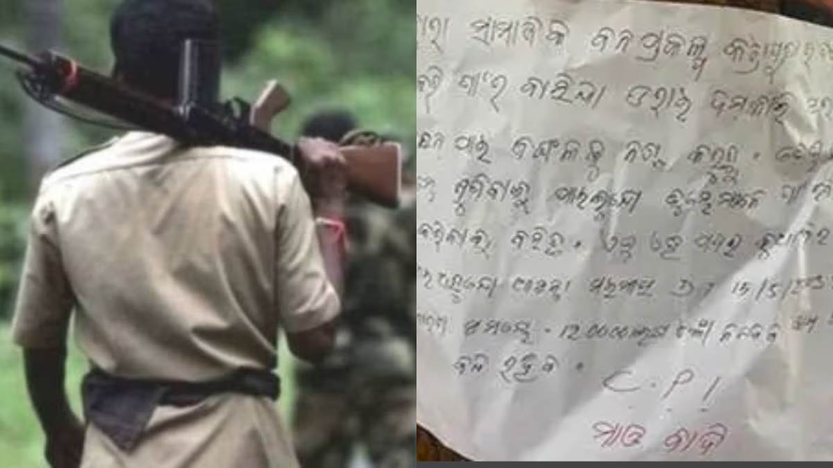 maoist posters create sensation in koraput stone quarry workers get death threats